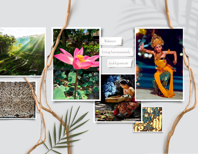 Balinese Mandala Design Moodboard