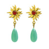 Abahti Sun Drop Earrings with Gemstones - Victoria von Stein Design