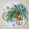 'SHINE'- Palm Leaf mixed media - Victoria von Stein Design