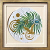 'SHINE'- Palm Leaf mixed media - Victoria von Stein Design