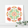 Botanical Mandala Bali - PASSION - Limited Edition Gyclée Hand-Finished Print - Victoria von Stein Design