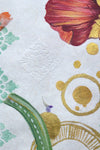 RISE IN PASSION Bali - Hibiscus mixed media original art - Victoria von Stein Design