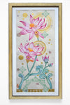 RESILIENCE II Bali - Lotus mixed media original art