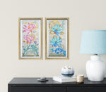 RESILIENCE II Bali - Lotus mixed media original art