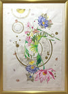 ALIVENESS - Floral Woman Original Art - Victoria von Stein Design