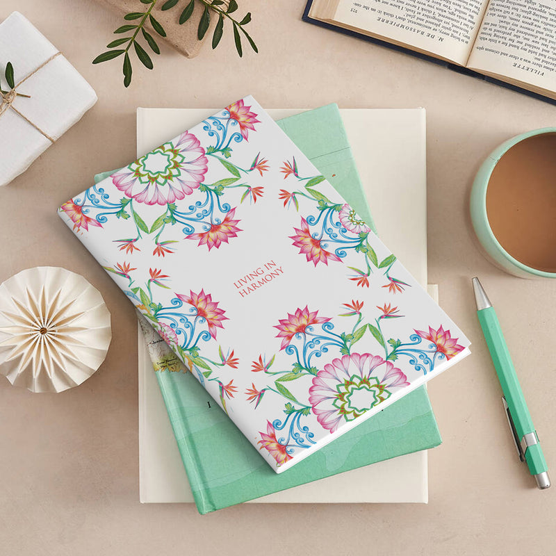 Botanical Mandala A5 Notebook - Harmony - Victoria von Stein Design
