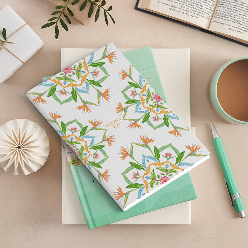 Botanical Mandala A5 Notebook - Joy - Victoria von Stein Design