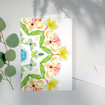 Botanical Mandala A6 Blank Greeting Cards - Bali - Pack of 8 - Victoria von Stein Design
