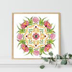 Botanical Mandala Bali - ABUNDANCE - Limited Edition Gyclée Hand-Finished Art Print - Victoria von Stein Design