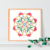 BOTANICAL MANDALA - BALANCE - Limited Edition Gyclée Hand-Finished Art Print - Victoria von Stein Design