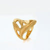 MELATI Handcarved Botanical Statement Ring - Victoria von Stein Design