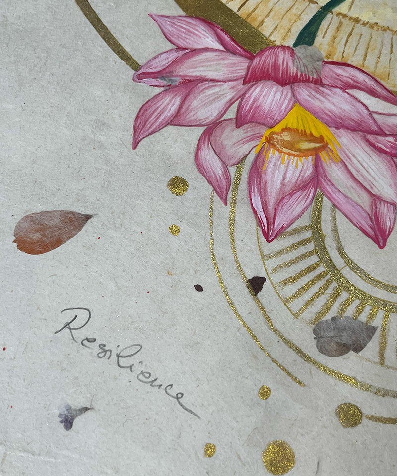 Botanical Mandala Bali - RESILIENCE - Original Art