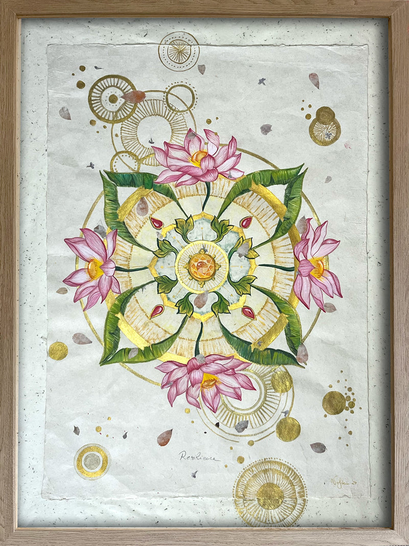 Botanical Mandala Bali - RESILIENCE - Original Art