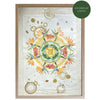 VITALITY - Birds of Paradise Botanical Mandala Bali - Original Artwork