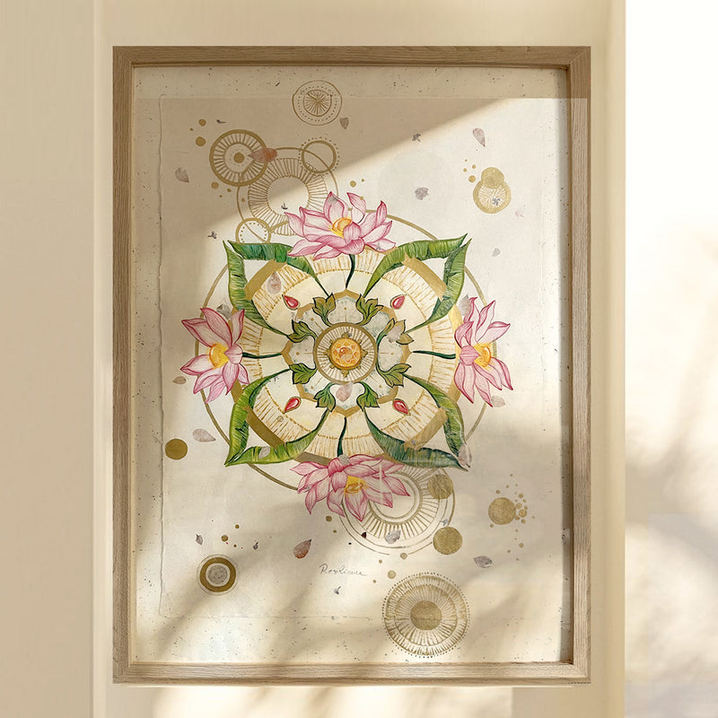 Botanical Mandala Bali - RESILIENCE - Original Art