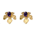 Lily Leaf Studs - Victoria von Stein Design