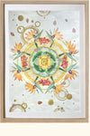 VITALITY - Birds of Paradise Botanical Mandala Bali - Original Artwork - Victoria von Stein Design
