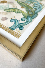 RISE IN MYSTICAL RADIANCE - mixed-media original art - Victoria von Stein Design