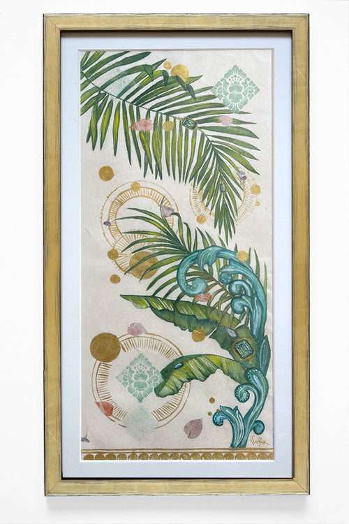 RISE IN MYSTICAL RADIANCE - mixed-media original art - Victoria von Stein Design