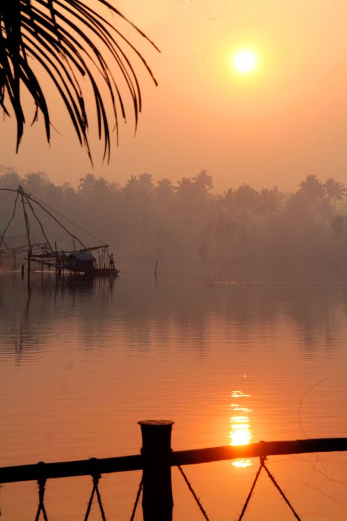 Alappuzha Sunset Kerala - Victoria von Stein