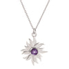 Abahti Sun Silver Pendant with Amethyst - Victoria von Stein