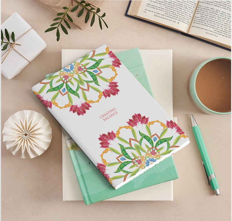 Floral mandala von Editors Choice as a colouring poster