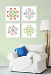 BOTANICAL MANDALA - BALANCE - Gyclée Art Print Limited Edition - Victoria von Stein Design