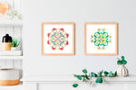 BOTANICAL MANDALA - BALANCE - Gyclée Art Print Limited Edition - Victoria von Stein Design