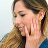 Alappuzha Tropical Leaf Drop Earrings - Victoria von Stein Ltd
