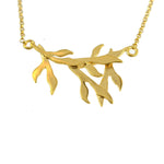 Chayya Tea Leaf Necklace - Victoria von Stein Ltd