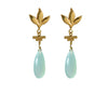 Havana Chandelier Earrings - Aqua - VICTORIA VON STEIN Design