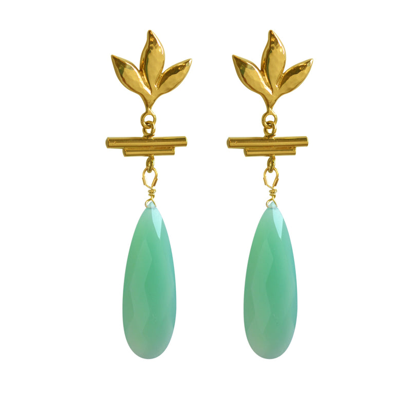 Havana Chandelier Earrings - Turquoise - Victoria von Stein Ltd