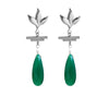 Havana Chandelier Earrings - Green Onyx - Victoria von Stein Ltd