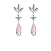 Havana Chandelier Earrings - Rose Quartz - Victoria von Stein Design