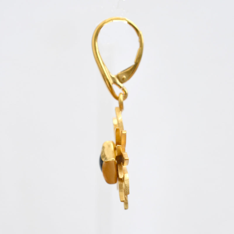 Abahti Sun Drop Earrings with Iolite-Victoria von Stein