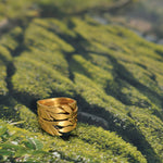 Chayya Tea Leaf Ring - Lifestyle shot