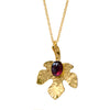 Lily Leaf Pendant with Gemstone - Victoria von Stein Design