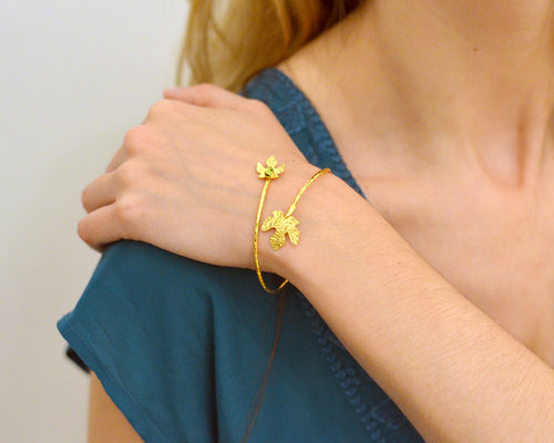 Lily Leaf Bangle