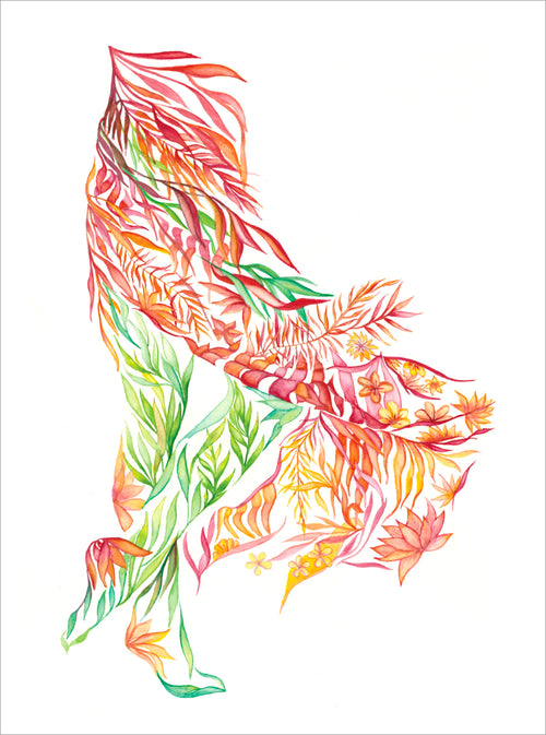 MOVING FORWARD | Illustration Art Print - Victoria von Stein Ltd
