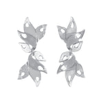 Alappuzha Tropical Leaf Drop Earrings - Victoria von Stein Ltd