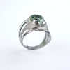 CAHYA Handcarved Botanical Cocktail Ring with Gemstone - Victoria von Stein Design