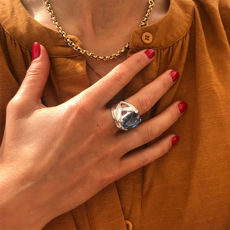 Botanical ring swarovski discount