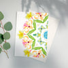 Frangipani Botanical Mandala Bali A6 Greeting Card - COMING SOON in March - Victoria von Stein Design