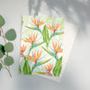 Birds of Paradise Strelitzia Reginae A6 Greeting Card - COMING SOON in March - Victoria von Stein Design