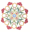 BOTANICAL MANDALA - BALANCE - Gyclée Art Print Limited Edition - Victoria von Stein Design