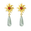 Abahti Sun Drop Earrings with Multi Gemstones - Victoria von Stein Ltd