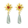 Abahti Sun Drop Earrings with Multi Gemstones - Victoria von Stein Ltd