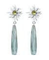 Abahti Sun Drop Earrings with Peridot and Blue Quartz - Victoria von Stein Design