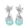 Alappuzha Tropical Leaf Drop Earrings - Victoria von Stein Ltd
