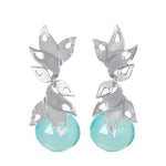 Alappuzha Tropical Leaf Drop Earrings - Victoria von Stein Ltd